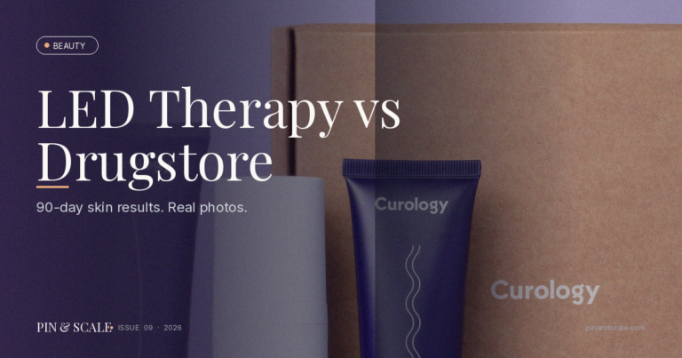 At-Home LED Light Therapy: 90-Day Results vs Drugstore Skincare