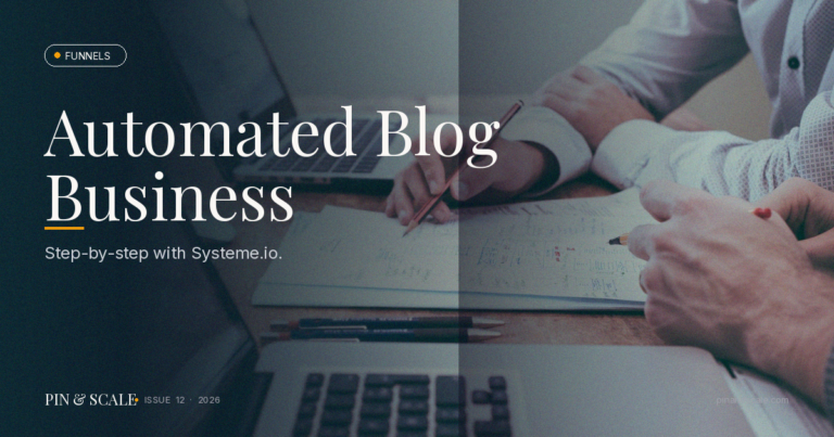 How I Built an Automated Blog Business with Systeme.io (Step-by-Step)