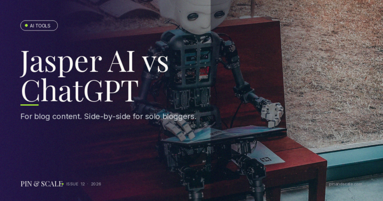 Jasper AI vs ChatGPT for Blog Content: 90-Day Side-by-Side for Solo Bloggers
