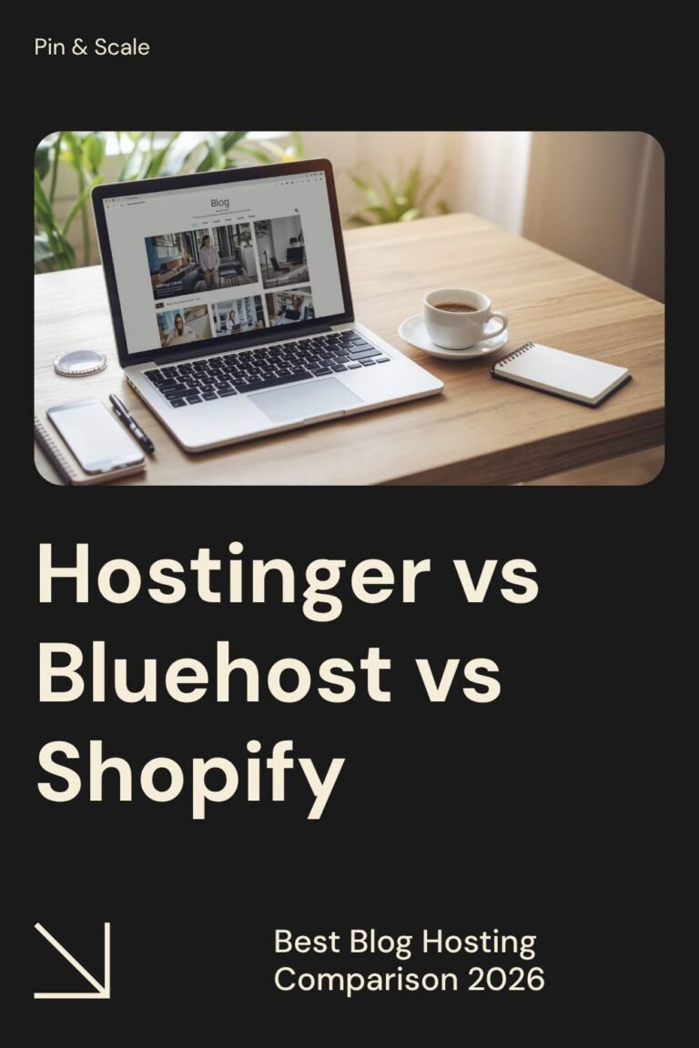Best Blog Hosting in 2026: Hostinger vs Bluehost vs Shopify